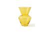 Miniature Vase en verre jaune Fat Neck 3