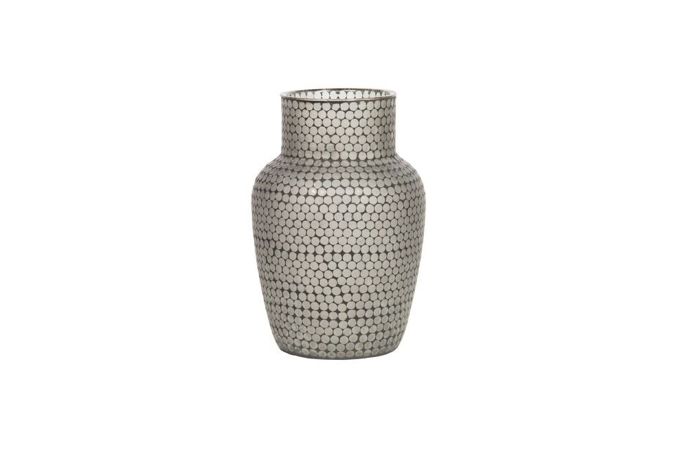 Vase en verre noir Ace Woood 45cm Maison en Vogue