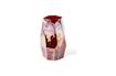 Miniature Vase en verre rouge Luster 1