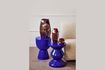 Miniature Vase en verre rouge Luster 2