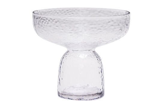 Vase en verre transparent Aino Détouré