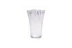Miniature Vase en verre transparent Ruffle 1