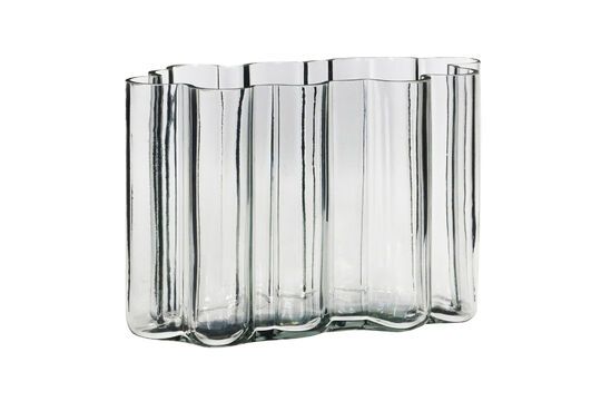 Vase en verre transparent Umber Détouré