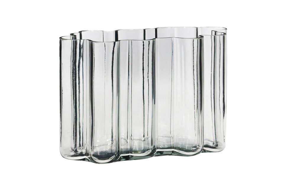 Vase en verre transparent Umber Hübsch