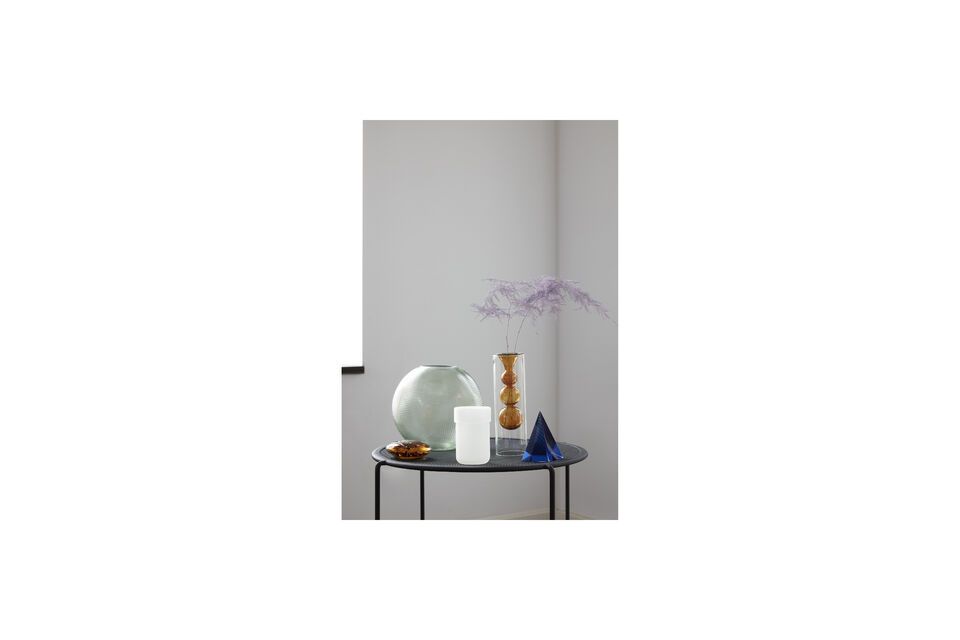 Le vase Balloon en verre vert est une œuvre d\'art en soi