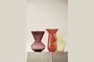 Miniature Vase en verre violet Thick Neck 2