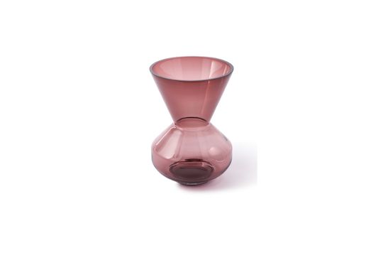 Vase en verre violet Thick Neck Détouré