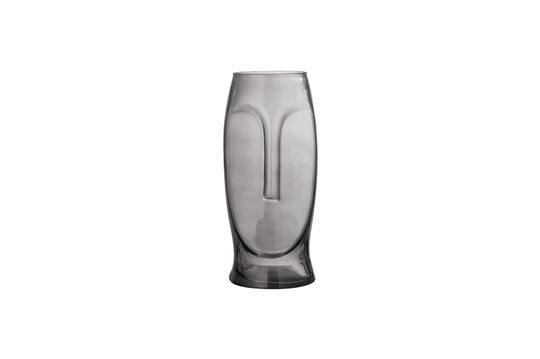 Vase gris en verre Ditta Détouré