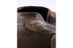 Miniature Vase H 19 cm Stoneware Brown and Off-white HDExpo 3