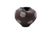 Miniature Vase H 19 cm Stoneware Brown and Off-white HDExpo 1
