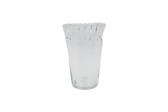 Vase H 28 cm en verre transparent HDFold Détouré