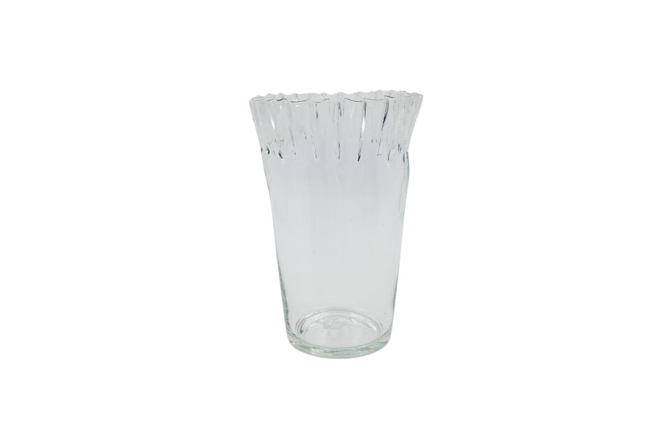 Vase H 28 cm en verre transparent HDFold House Doctor