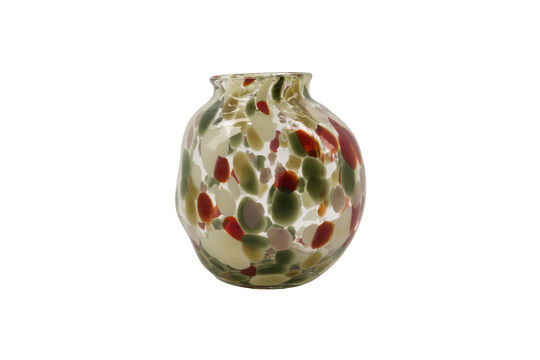 Voir la fiche produit vase H23 cm en verre multicolore HDDot Vase H23 cm en verre multicolore HDDot