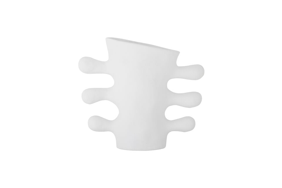 Vase H26 cm White Stoneware Pernilla Bloomingville