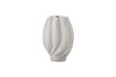 Miniature Vase H28 cm en grès blanc Cove 1