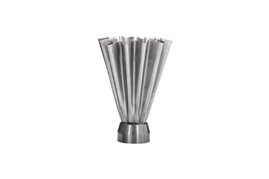 Voir la fiche produit vase H33 en fer argenté brossé HDFlood Vase H33 en fer argenté brossé HDFlood