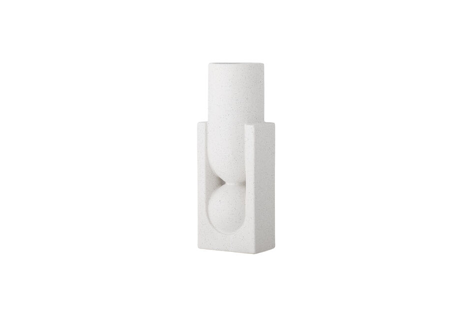 Vase H34 cm en grès blanc Salome Bloomingville