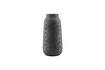 Miniature Vase haut en argile noir Groove 1