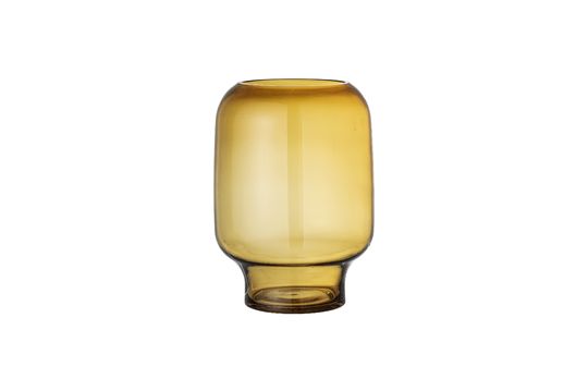 Vase jaune en verre Adine Détouré