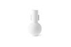 Miniature Vase Nesploy blanc mat taille L 1