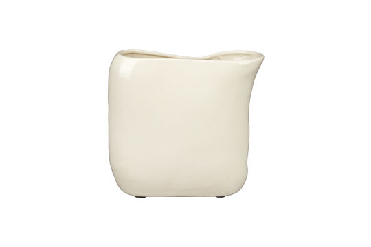 Schauen Sie die Produktbeschreibung an vase S aus Keramik beige Edna Vase S aus Keramik beige Edna