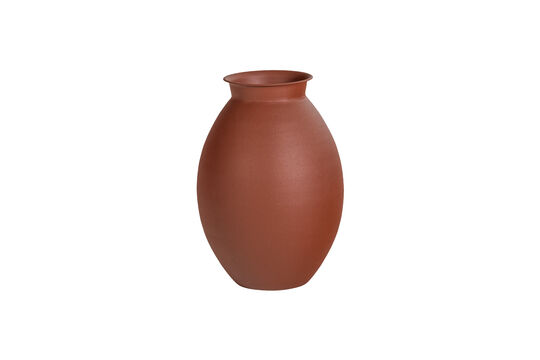 Vase XXL métal marron Caro