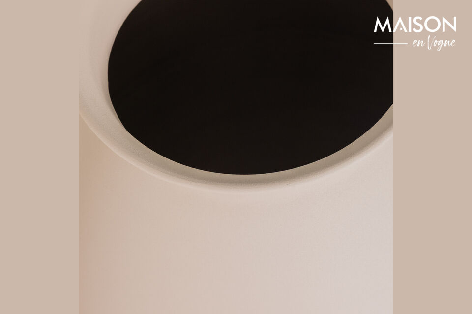 Vase XXL luxueux Métal résistant à l\'eau avec revêtement en poudre de couleur sable Style