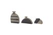 Miniature Vases noir en terre cuite Nezha 8