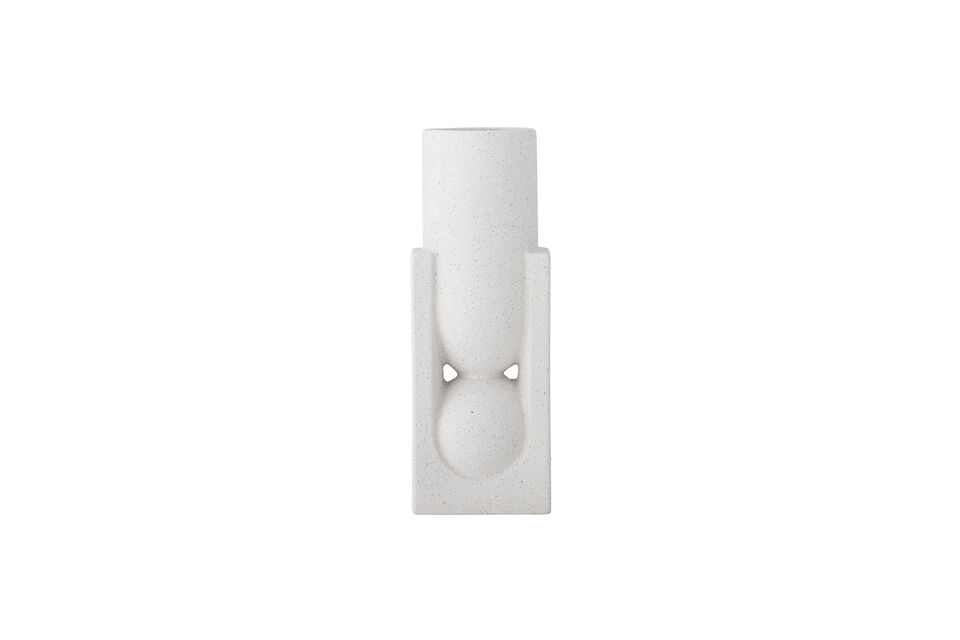 Vaso H34 cm in grès bianco Salome - 4