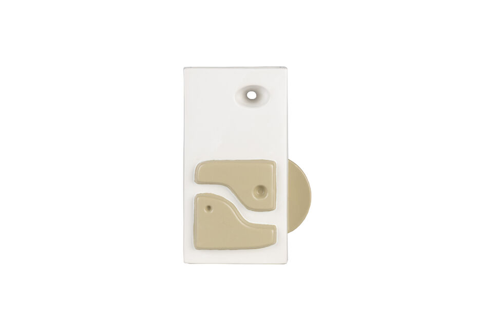 Vaso in ceramica beige da 23 cm Bloomer - 9