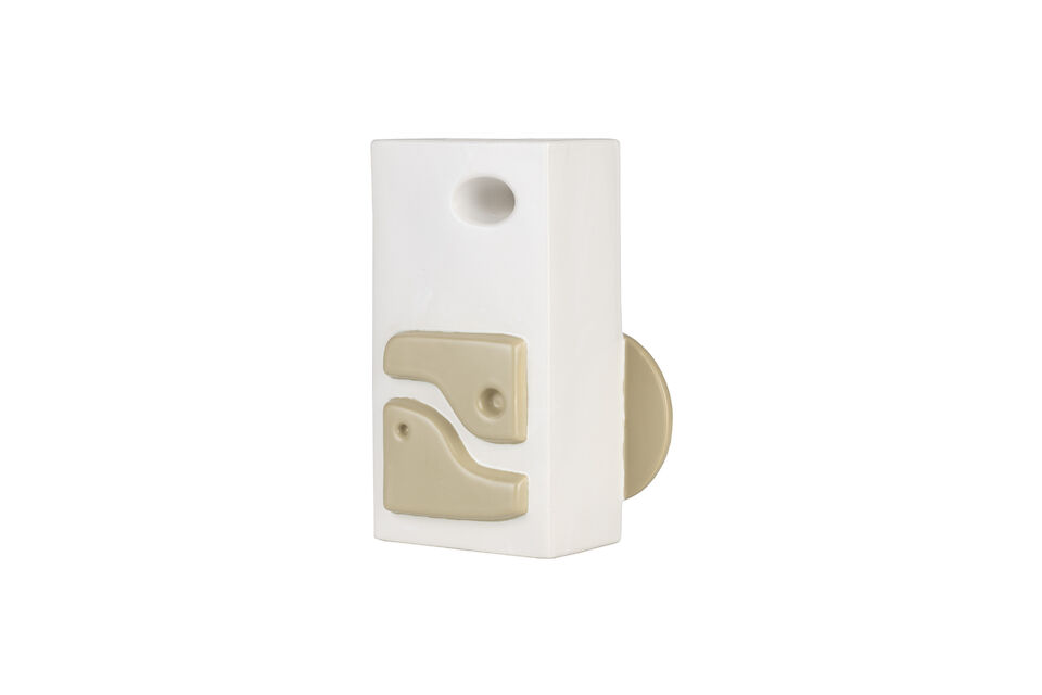 Vaso in ceramica beige da 23 cm Bloomer - 10