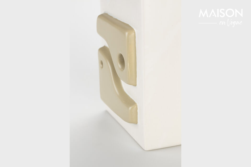 Vaso in ceramica beige da 23 cm Bloomer - 19