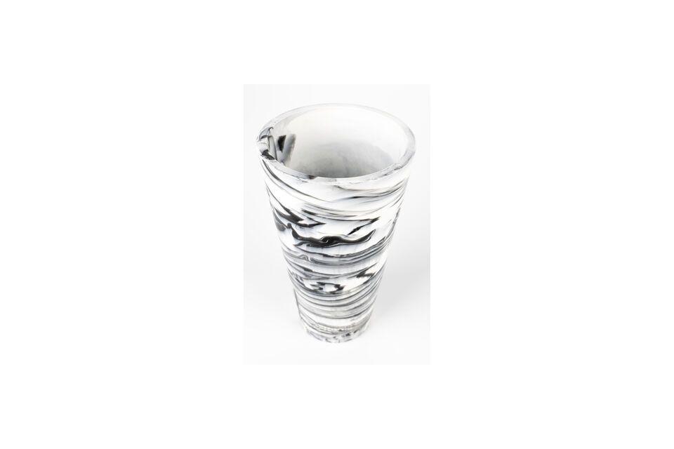 Vaso in resina grigio 25 cm Conic Zuiver