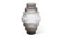 Miniatura Vaso in vetro grigio scuro Steps h65cm Foto ritagliata