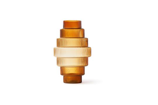 Vaso in vetro ocra h65cm Gradini Foto ritagliata