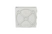 Miniatura Vaso piatto in cemento grigio 20 cm Graphic 6