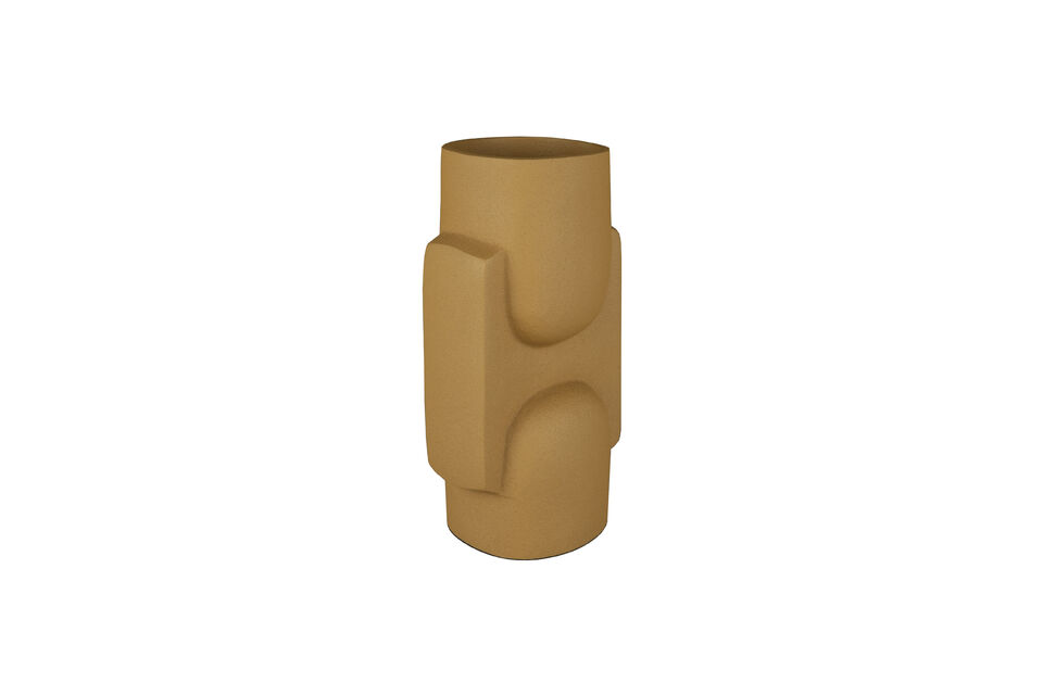 Ad esempio, un vaso che non passa inosservato, come il vaso Santos color giallo ocra di Dutchbone