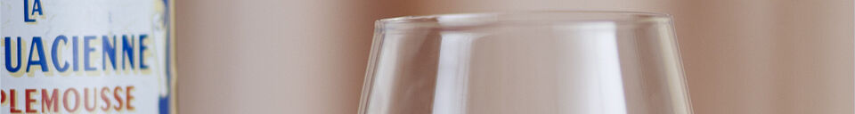 Descriptivo Materiales Vasos (Set de 4) de vidrio transparente Misa