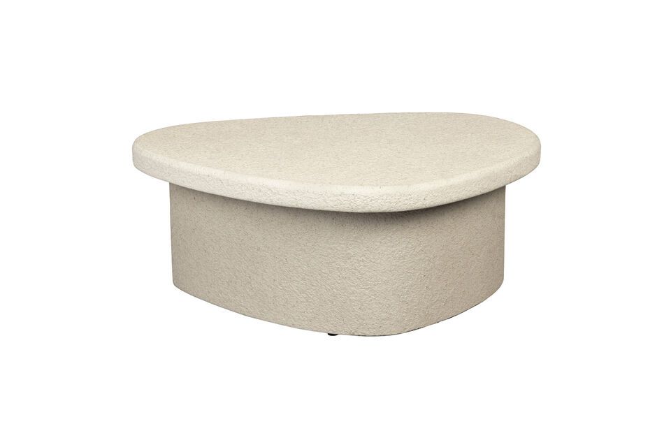 Veda Beige Marble Coffee Table - 5