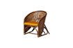 Miniature Veracruz brown rattan armchair 7