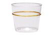 Miniature Verre à eau en verre jaune Orbit 1