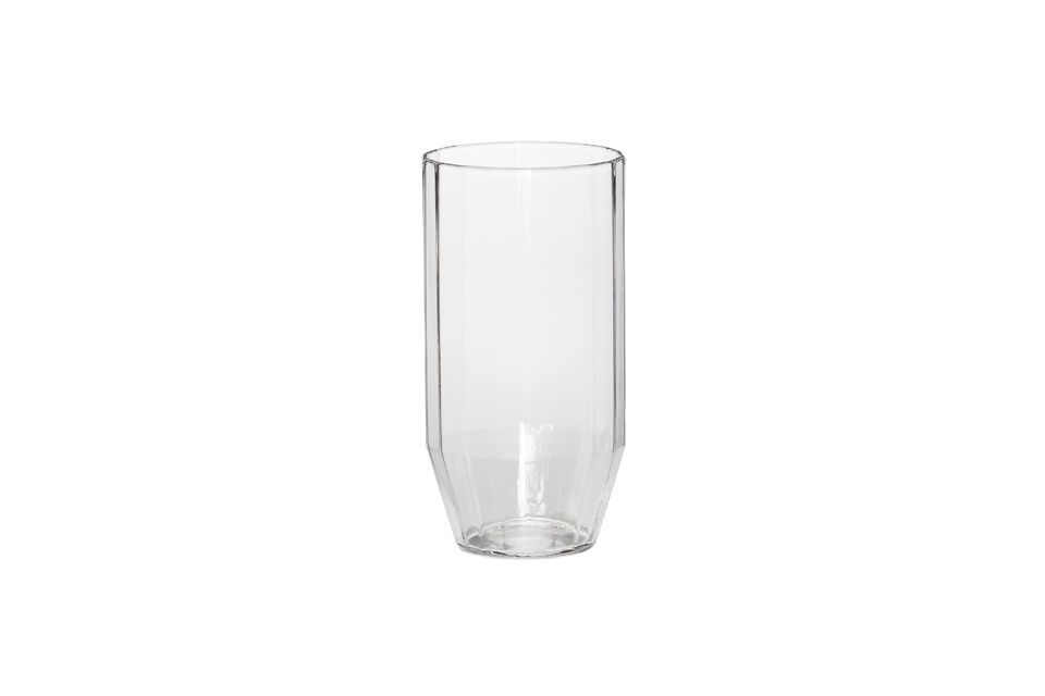 Verre à eau en verre transparent Aster Hübsch