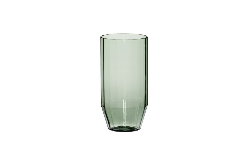 Verre à eau en verre vert Aster Hübsch