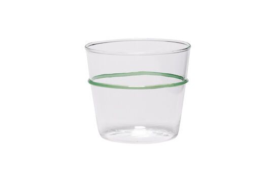 Verre à eau en verre vert Orbit Détouré