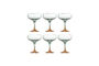 Miniature Verres à cocktail lot de 6 en verre multicolore Signe Détouré