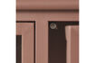 Miniatura Vetrina 173x99 cm metallo tan EXHIBIT 7