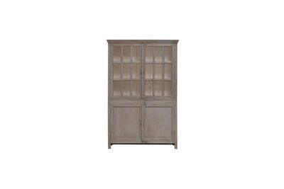 Vetrina in legno grigio Cheverny
