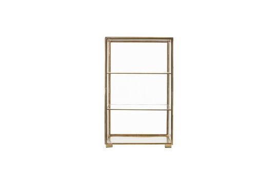 Vetrina in ottone e rame Vetro