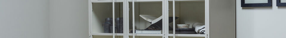Materiali prima di tutto Vetrina XL 3 ante Metallo Sabbia EXHIBIT