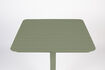 Miniatuur Vierkante groene aluminium bistrotafel Vondel 4